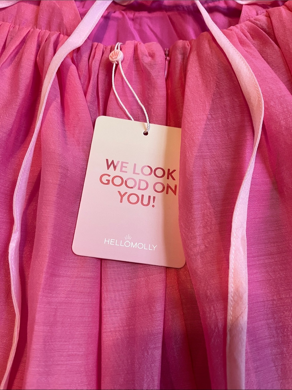 Hello Molly Pink Spaghetti Strap Dress - Picture 4 of 6